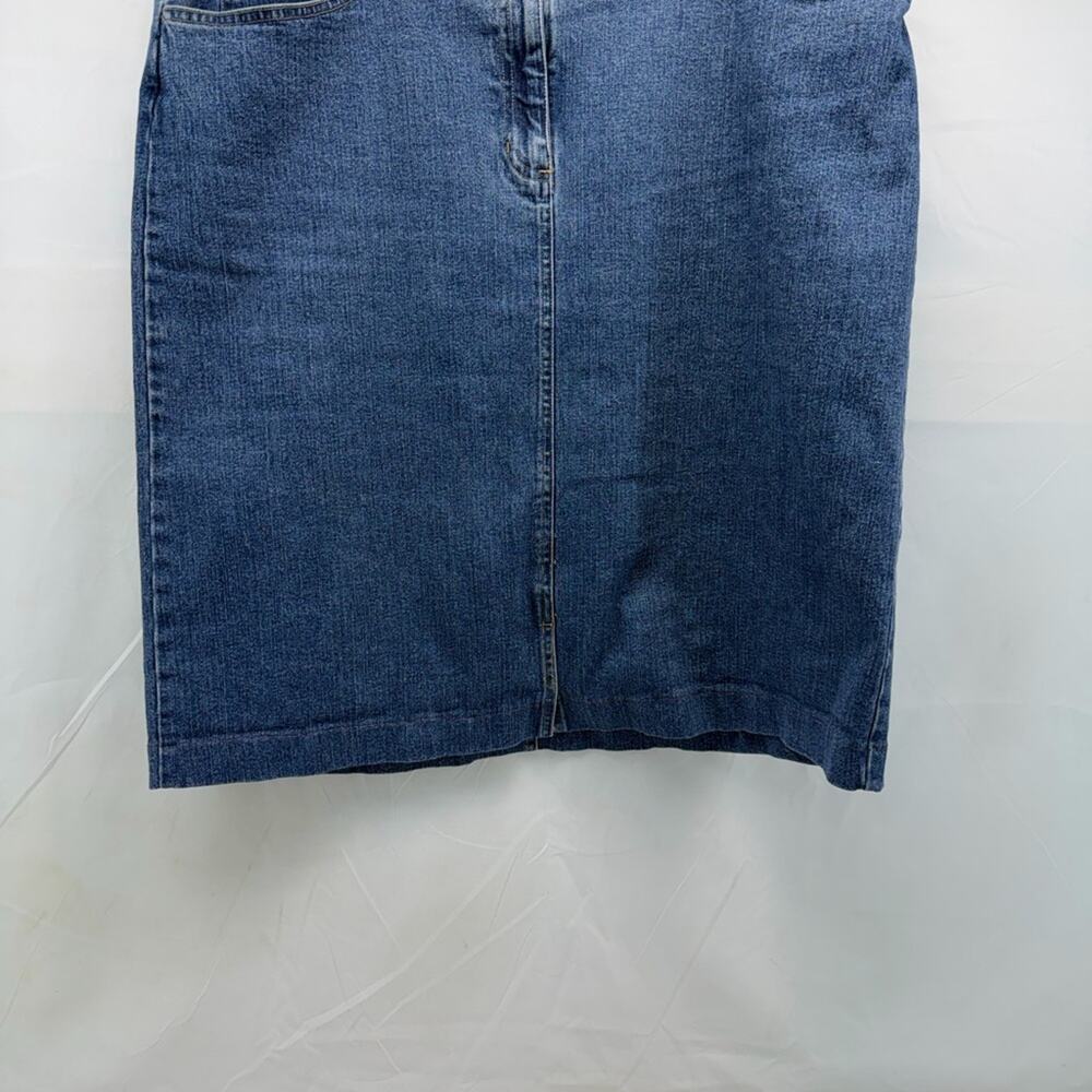 Villager women’s 16 Blue Jean knee length Pencil Skirt